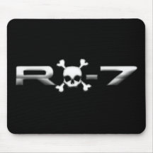 RX7 with a skull Mouse Pads