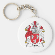 Ryan Family Crest Key Chain