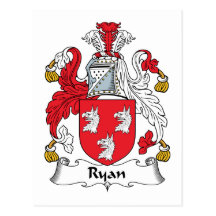 Ryan Family Crest Postcards