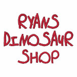 Ryans Dinosaur Shop embroidered shirts