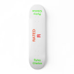 Ryley Gladue, R, RATED, Ryley Gladue Skate Decks