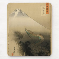 Ryu Sho Ten Dragon Rising to Heaven by Ogata Gekko Mousepad