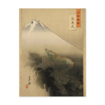 Ryu Sho Ten Dragon Rising to Heaven by Ogata Gekko Postcard
