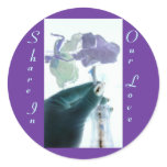 S, h, a, r, e, I, n, O, u, r, L, o, v, e Round Stickers