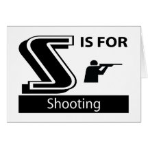 S Is For Shooting Greeting Cards