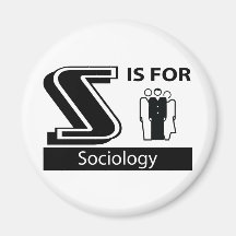 S Is For Sociology Refrigerator Magnets