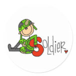 S is for Soldier stickers