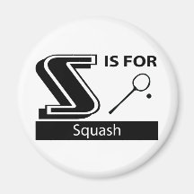 S Is For Squash Refrigerator Magnet