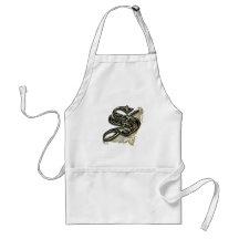 "S" monogram apron