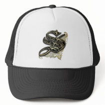 "S" monogram hat