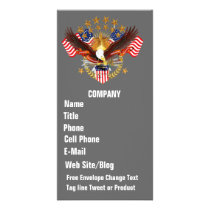 S. O. A 3 Business Photo Card Vertical