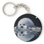 S.O.S. SAVE OUR HARP SEALS keychains