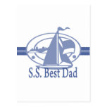 S.S.Best Dad SAIL Postcard