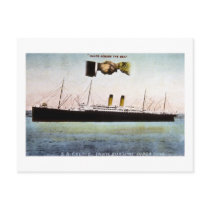 S.S. Celtic (White Star Line) 20,904 Tons Postcard