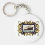 S.S. Columbus Vintage Steamship Passenger Ship Key Chains