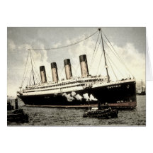 S.S. Olympic Star, White Star Line, 1913 Greeting Card