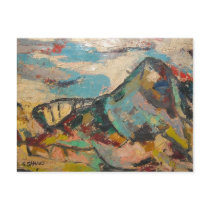 S Shano Colour Mountain Post Card