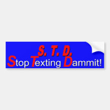 S.T.D.s Bumper Stickers