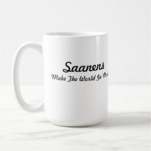Saanen Head in Heart Mug