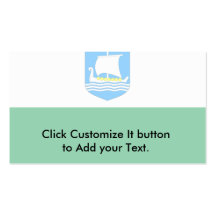 Saaremaa, Estonia flag Business Card Templates