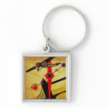 Sabena Art Deco Compass Keychain
