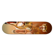 Sabertoothed Tiger Skateboard