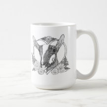 Sable Head in Heart Mugs