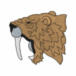 Sabre-tooth Tiger embroidered shirts
