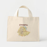 Sac "Carte de l'Ethiopie"