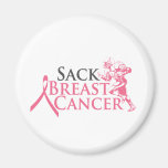 sack breast cancer fridge magnet