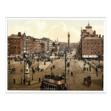 Sackville Street and O'Connell Bridge. Dublin. Co. Postcards
