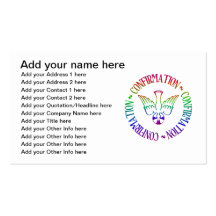 Sacrament of Confirmation - Descent of Holy Spirit Business Cards