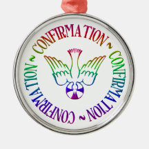 Sacrament of Confirmation - Descent of Holy Spirit Christmas Tree Ornaments