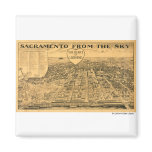 Sacramento from the Sky, 1923 Magnet