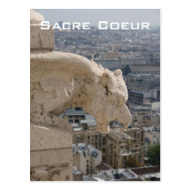 Sacre Coeur Gargoyle 1 Postcard