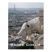 Sacre Coeur Gargoyle 2 Postcard