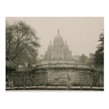 Sacre Coeur on a Snowy Day Post Cards