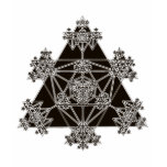 Sacred Geometry: Black Triangles: t-shirts
