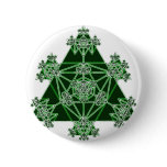 Sacred Geometry: Green Triangles: buttons
