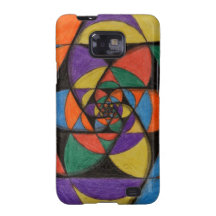 Sacred Geometry Spirals Galaxy SII Case