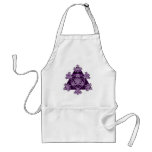 Sacred Geometry: Violet Triangles: aprons