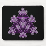 Sacred Geometry: Violet Triangles: Mousepad