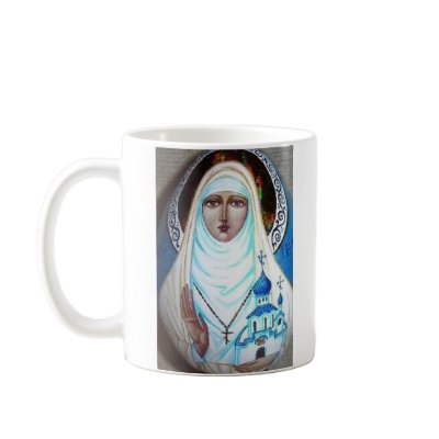 Sacred great martyress Elisaveta Alapaevskaja Mugs by wwwsikhote