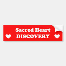 Sacred Heart Discovery Bumper Stickers