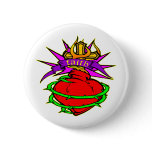 Sacred Heart of Jesus Christ Faith Tattoo buttons