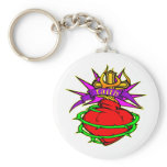 Sacred Heart of Jesus Christ Faith Tattoo keychains