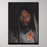 Sacred Heart of Jesus image "Heart of Mercy" posters