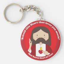 Sacred Heart of Jesus Key Chains