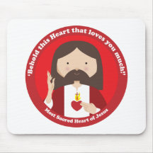 Sacred Heart of Jesus Mouse Pad