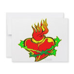 Sacred Heart Tattoo invitations